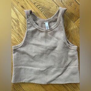 Nikibiki Beige Ribbed Top